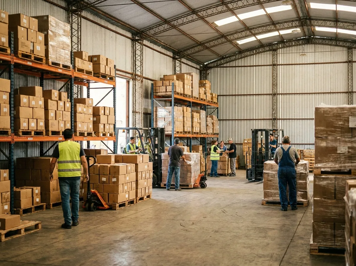 Depósito mediano de una empresa en crecimiento